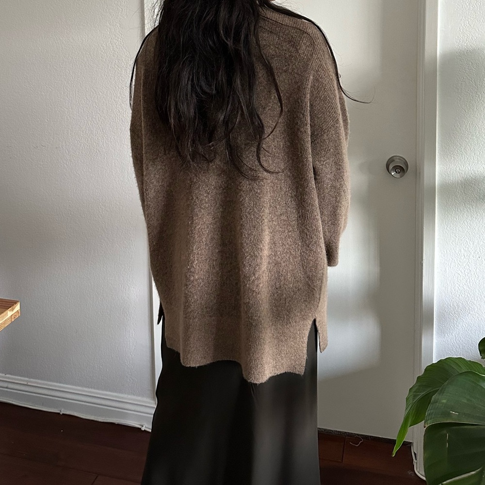 All Saints Brown Men's Cardigan Sweater - Picture 5 of 5